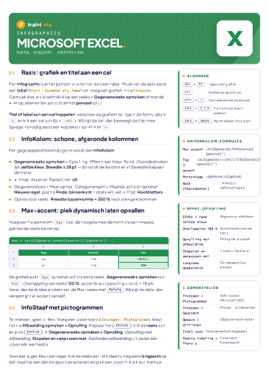 Excel Infographics hand-out
