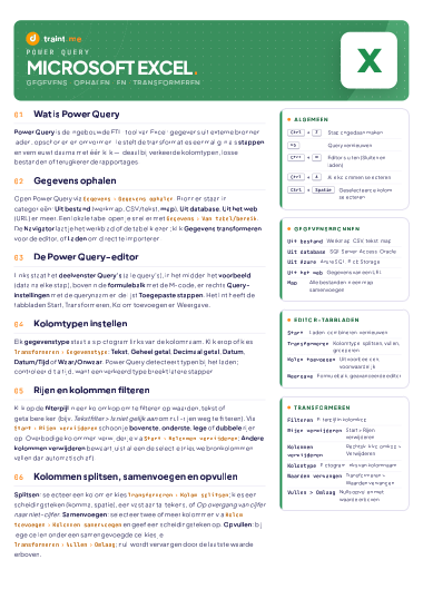 Excel Power Query hand-out