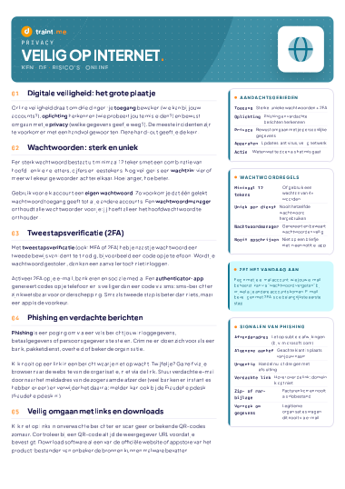 Veilig Op Internet hand-out